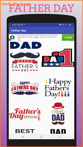 Father day screenshot