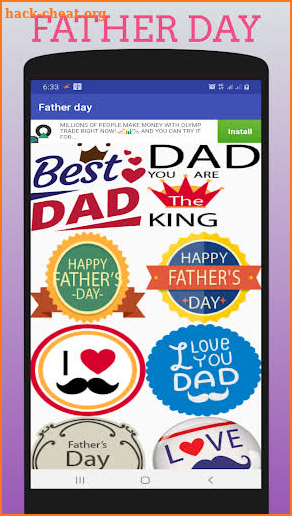 Father day screenshot