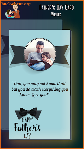 Fathers Day Greeting Card screenshot