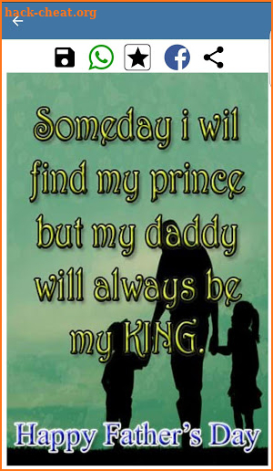 Fathers Day Greeting, Quotes, GIF screenshot