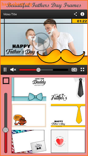 Fathers Day Photo Video Maker screenshot