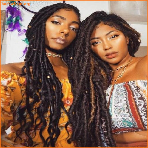 Faux Locs Hairstyles. screenshot