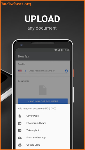 FAX App - send fax from Phone screenshot
