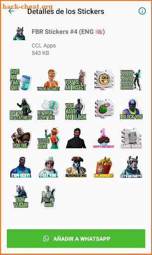 FBR Stickers screenshot