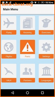 Fear of Flying App screenshot