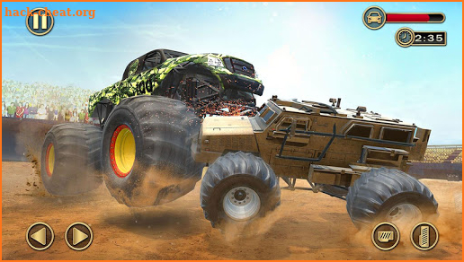 Fearless Army Monster Truck Derby Stunts screenshot