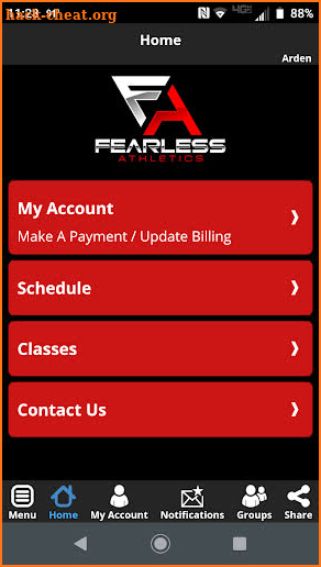 Fearless Athletics screenshot