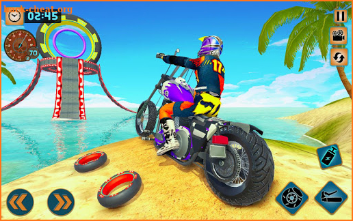 Fearless Beach Bike Stunts Rider screenshot