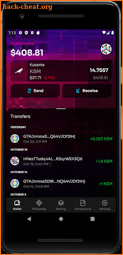 Fearless Wallet screenshot