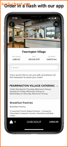 Fearrington Takeout screenshot