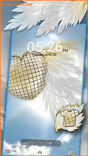 Feather Heart Launcher Theme screenshot