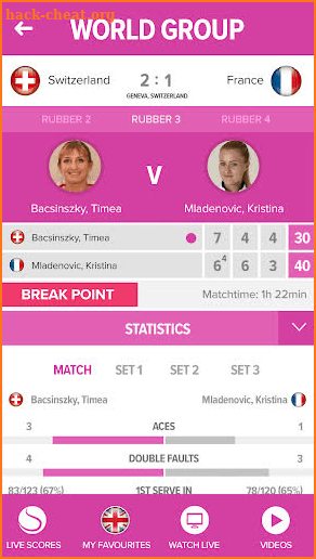 Fed Cup screenshot