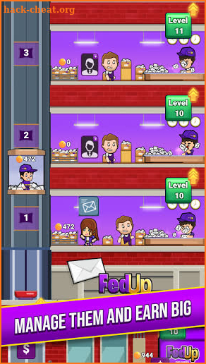 FedUp Delivery Idle Tycoon screenshot