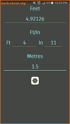 Feet Meters Converter screenshot