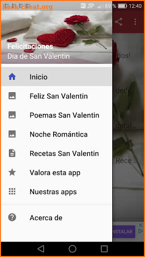 Felicitaciones Dia de San Valentin 2019 screenshot