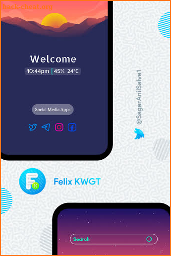 Felix KWGT screenshot