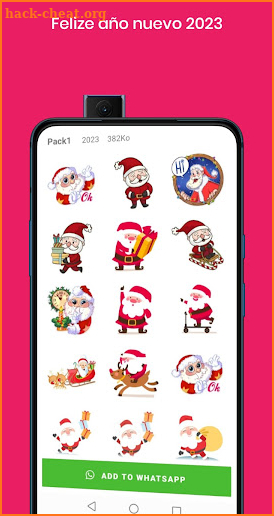 Feliz año nuevo 2023 wasticker screenshot