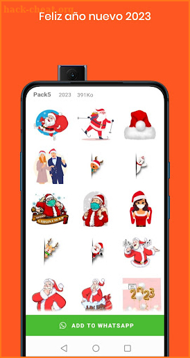 Feliz año nuevo 2023 wasticker screenshot