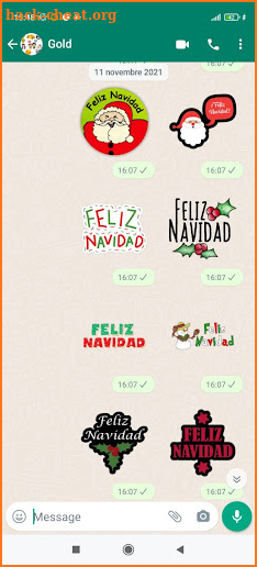 Feliz Año Nuevo y Feliz Navidad Stickers 2022 screenshot