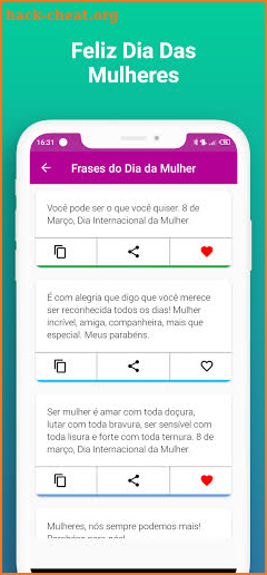 Feliz Dia Das Mulheres screenshot