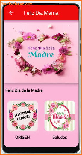 Feliz dia de la madre screenshot