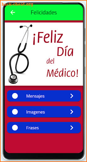 Feliz Dia del Medico screenshot