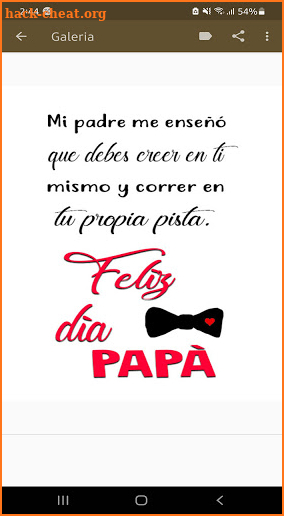 Feliz Día del Padre screenshot