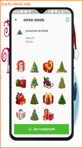 Feliz Natal 2020  WAStickerApp screenshot