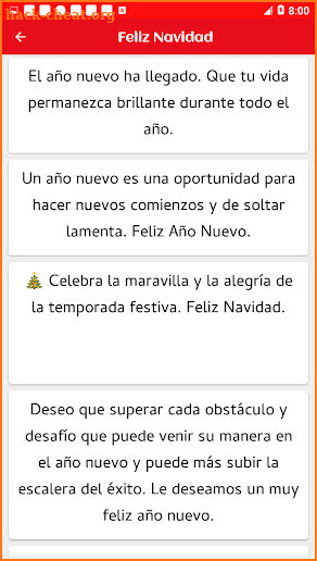 Feliz Navidad Frases, Mensajes, Felicitaciones screenshot