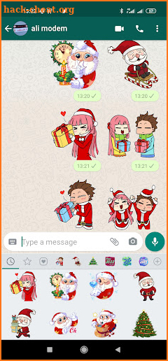 Feliz Navidad Stickers 2021 WAStickerApp screenshot