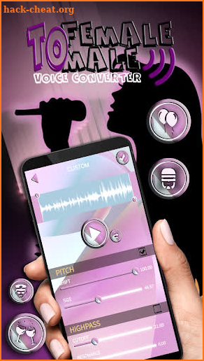 Female To Male Voice Converter screenshot