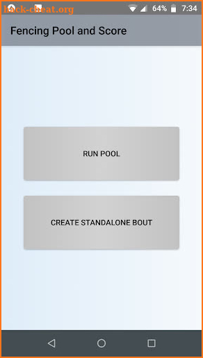 Fencing Pool and Score screenshot