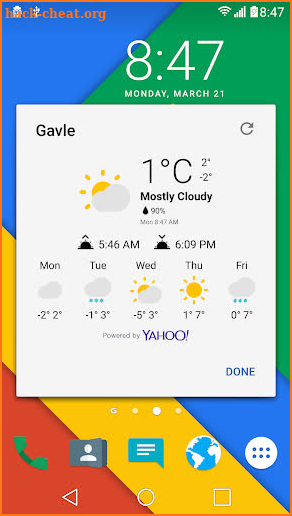 Fervor theme for Chronus Weather Icons screenshot