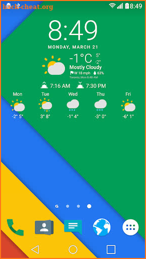 Fervor theme for Chronus Weather Icons screenshot