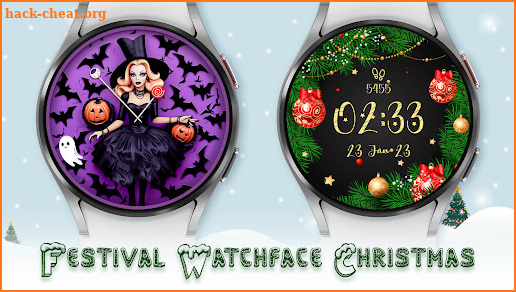 Festival Watchface - Christmas screenshot