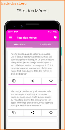 Fête des Mères 2021 screenshot