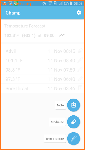 Fever Care screenshot