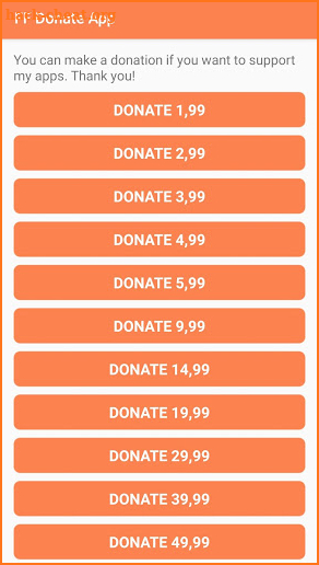 FF Donate App screenshot