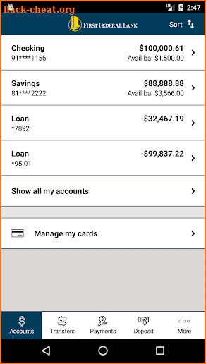 FFBank screenshot