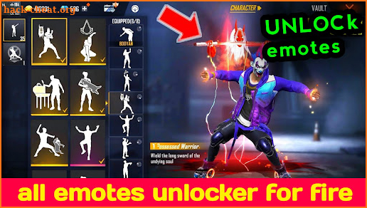 ffemote unlock emote for fire screenshot