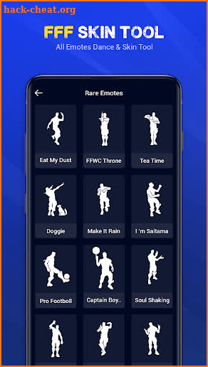FFF FF Skin Tool & Emote,skin screenshot