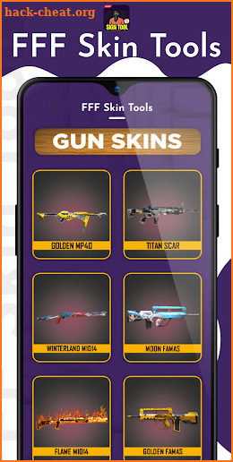 FFF FF Skin Tool, Elite pass Bundles, Emote, skin screenshot