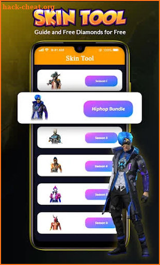 FFF FF Skin Tool : Elite pass Bundles, Emote, skin screenshot