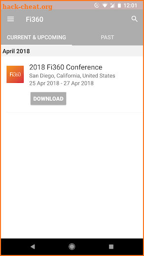 Fi360 Conference screenshot