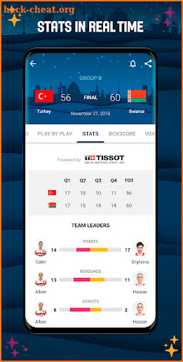 FIBA Women’s EuroBasket 2019 screenshot