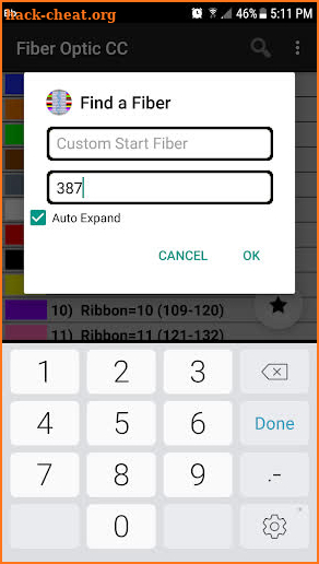 Fiber Optic Color Code screenshot