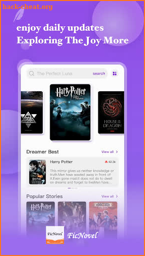 FicNovel- Read Fiction Stories screenshot