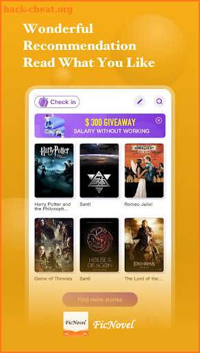 FicNovel- Read Fiction Stories screenshot