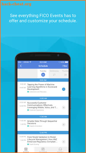 FICO Events screenshot
