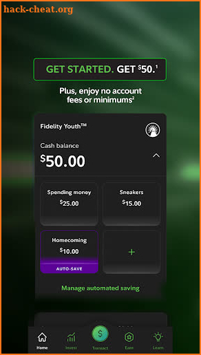 Fidelity Youth™ Teen Money App screenshot